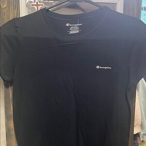Champion Classic Black Short Sleeve Tee